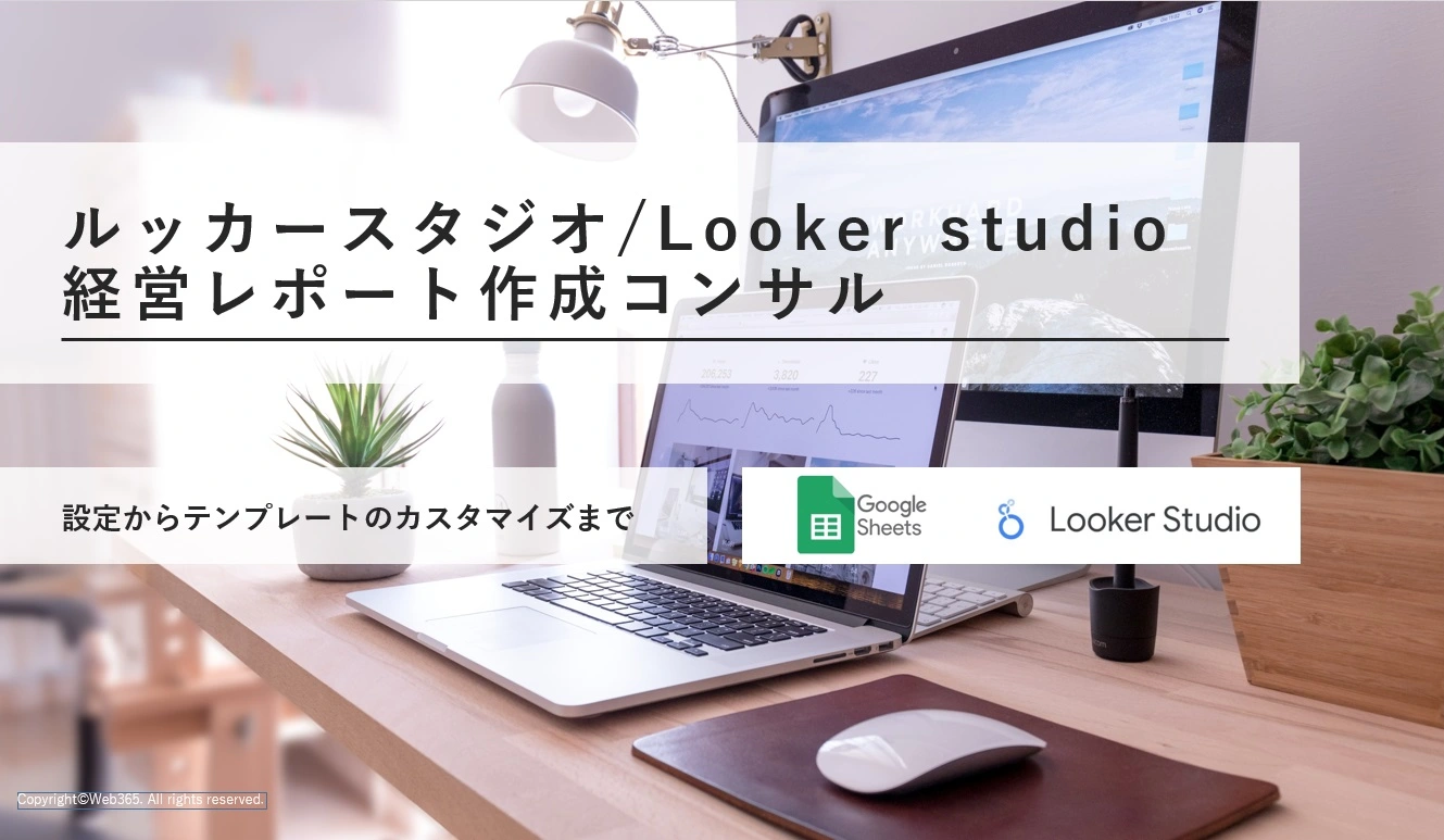 ルッカースタジオ/Looker studio経営レポート作成コンサル